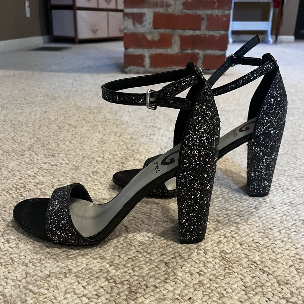 Black Sparkly Heels
